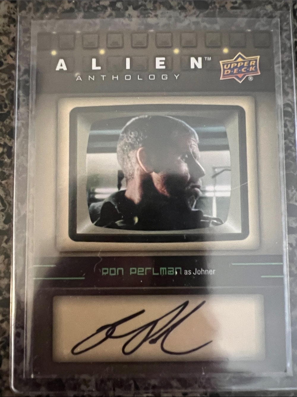 2016 Alien Anthology Upper Deck Autograph Card - Ron Perlman Johner